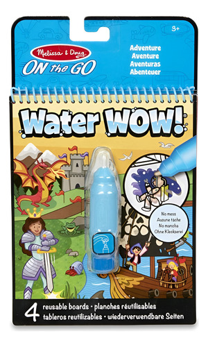2 Libros Water Wow Pinta Con Agua Juego Didactico M&d