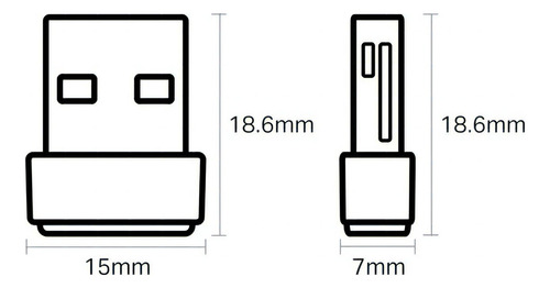 Adaptador Wifi Usb Tp-link Dual Band Ac600 Archer T2u Nano