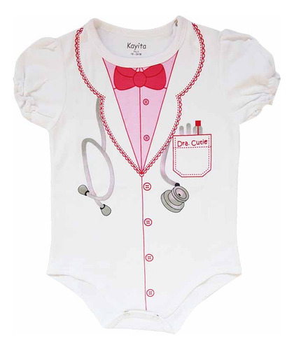 Body Doctora Bebe Algodón Pima