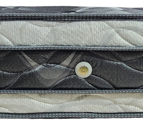 Sommier Colchon 1 1/2 Pza Ayfa Premium Resortes Dual 100x190 Color Negro