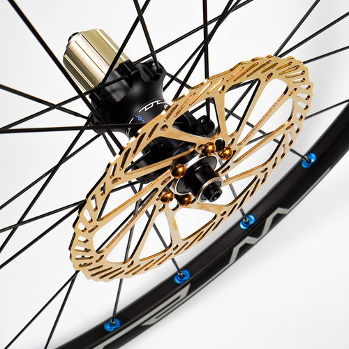 Cnc Rotor De Freno De Disco Bicicleta 16 Cm Oro Mmg