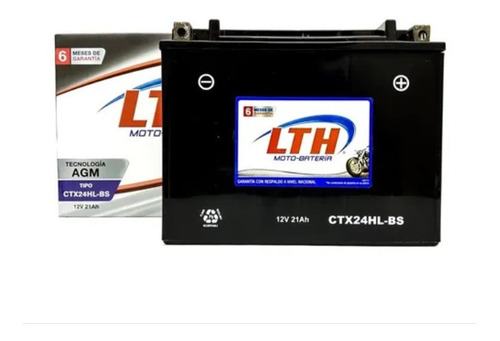 Batería Para Moto Honda, Yamaha, Kawasaki Ctx24hl-bs Lth New