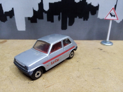 Matchbox Lesney Num 21 Juguete Antiguo Renault 5 Plateado 