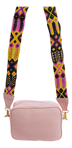 Mariconera Tule Macramé Asa Artesanal Hecha A Mano. Amarrte®