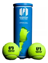 Comprar Tubo Pelotas Padel Apt X3 Pelotas Profesional Paseo Sports Amarillo