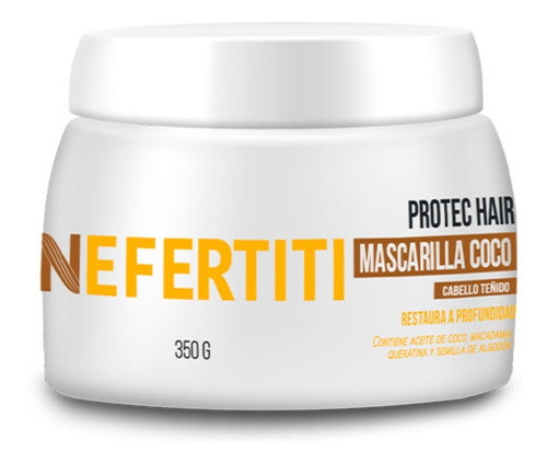 Tratamiento Para Cabello Teñido De Coco Nefertiti 350g