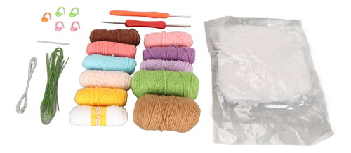 Kit De Ganchillo Para Principiantes, Educativo Y Colorido
