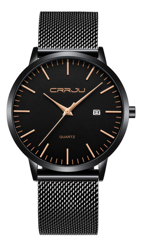 Crrju Relojes De Pulsera Para Hombre, Ultradelgados Y Elegan