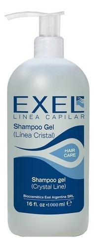 Shampoo Exel Elastina 1000 Ml Linea Gel Profesional