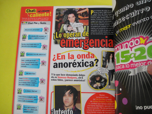 Zac Efron Notas Para Ti Miley Cyrus Moderatto Tokio Hotel (Usado)