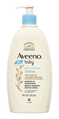 Crema Corporal Humectante Daily Moisture (532ml) Aveeno Baby