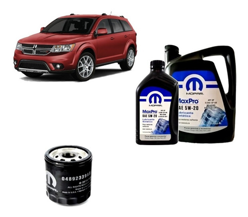 Imagen 1 de 5 de Kit De Filtro Y Aceite Mopar Dodge Journey 2.4 Nafta