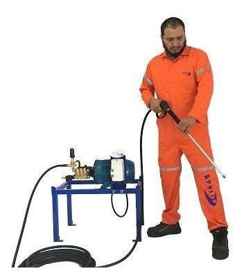 Imagen 8 de 8 de Hidrolavadora Industrial Apollo 7 Platino Trifásica 3200 Psi
