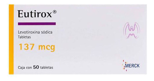 Eutirox 137 Mcg Caja Ccon 50 Tabletas