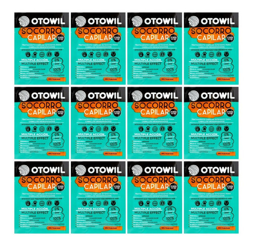 Otowil Socorro Capilar Reparador Sin Enjuague X12 Sobres 10g