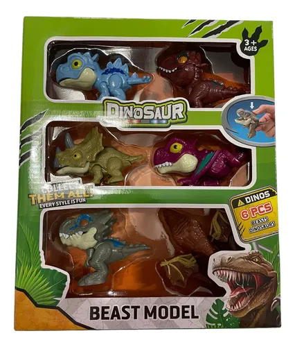 6 Dinosaurios Mordelones Jurassic Juguetes Ni os Varios