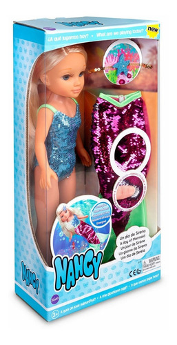 Nancy Un Dia De Sirena 43 Cm Accesorios Famosa
