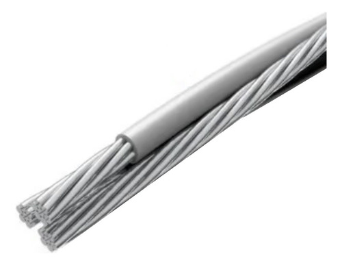 Cabo De Aluminio Com 2 Fase Encapadas Preto E Cinza + 1 Neutro Nu (desencapado) Cabo Aluminio Triplex 25mm 250 Metros Cor PTCZNU