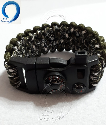 Pulsera Paracord Broche Supervivencia Diseños Exclusivos