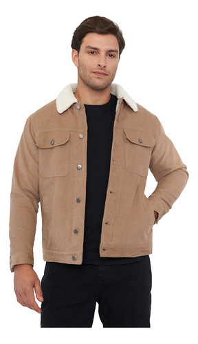 Chaqueta Hombre Cotelé Chiporro Beige Corona