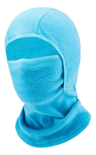 Niños Fleece Balaclava Ski Soft Thermal Para Niños Azul