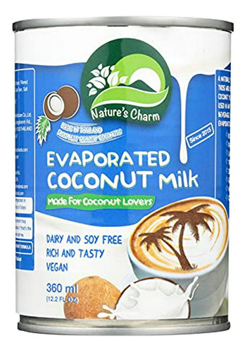 Leche De Coco Evaporada 12.2oz (pack De 6)