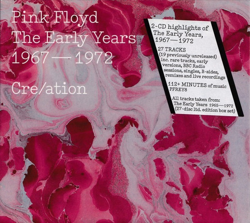 Cd Pink Floyd / Cre Ation The Early Years 1967-1972 (2016)