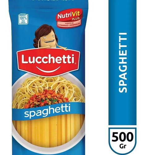 Fideos Spaghetti Lucchetti Paquete X 500 G