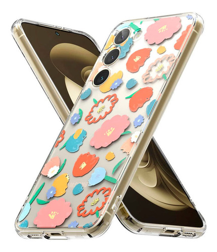 Case Ringke Fusion Design Galaxy S23 - Floral Importado Usa