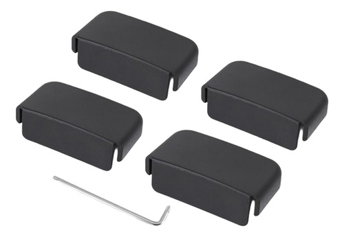 4 Tapones De Goma Suave Para Asiento Trasero Para Tesla