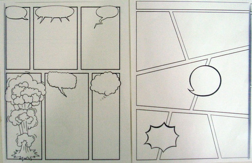 Imagen 3 de 4 de Set Creador Magico Comics Con Lapiz Y Plantillas Gratis