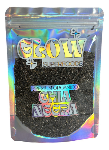 Chia Negra 100% Organico Usda Glow Superfoods 500 Gr