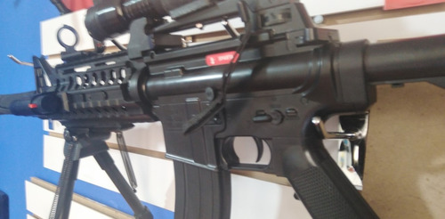Imagen 7 de 10 de Rifle De Aire Con Mira Telescopica