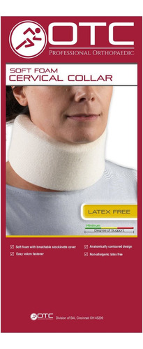 Otc Cervical Collar, Soft Contour Foam, Neck Support Brace,