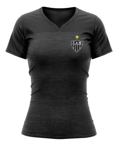 Camiseta Feminina Atlético Mineiro Produto Oficial Braziline
