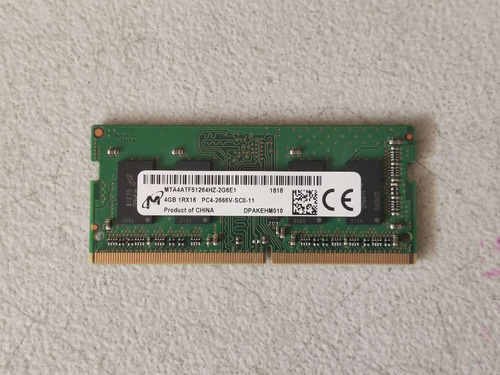 Memoria Ram Ddr4 4gb 2666mhz Pc4 Sodimm Laptop