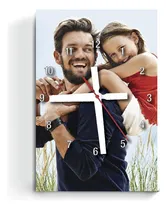 Comprar Reloj De Pared Personalizado Foto Regalo Papa Mama