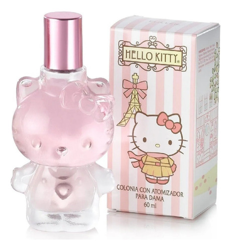 Set Perfume Hello Kitty Incluye My Melody 5 Piezas 60 Ml