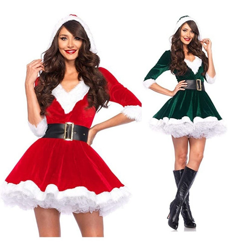 Disfraz Cosplay Vestido De Fiesta De Nochebuena De Navidad
