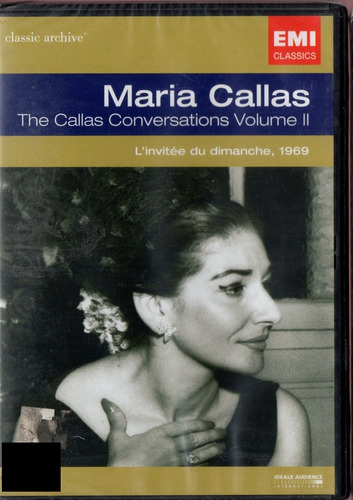 Dvd Maria Callas The Callas Conversations Volume Ii 1969