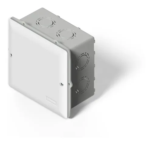 comprar Caja Pase Embutir Con Tapa Pvc 10x10x6,8 Cm Genrod 061010