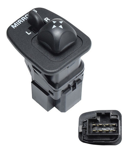 (1) Interruptor Maestro Control Espejo Negro F-250 97/08