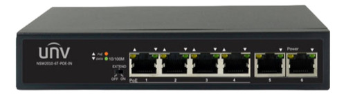 Switch 4 Puertos Poe + 2 Enthernet 10/100 Vlan - Unv