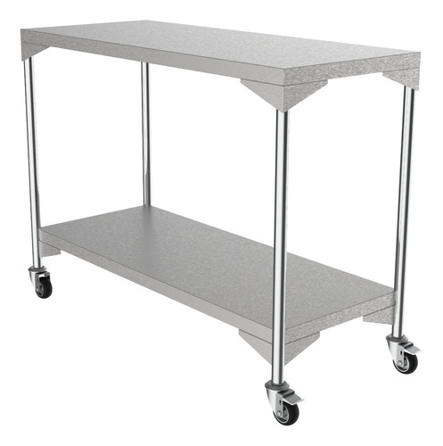 Mesa Auxiliar Para Instrumentos Cirúrgicos Com Rodízio Inox