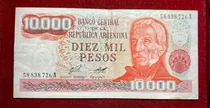 Comprar Billete 10000 Pesos Ley Argentina 1977 Bottero 2479 Serie A