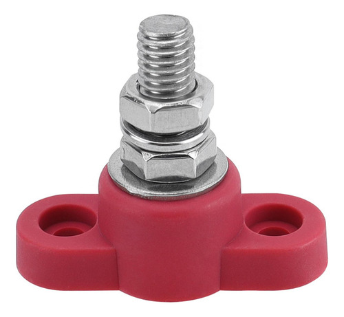 M10 Terminal Block Stud 3/8inch Power Unit Junction Vermelho