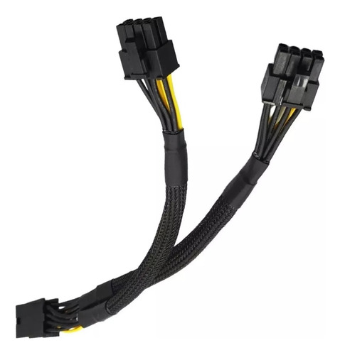 Cable Adaptador Splitter 8 Pin A 2x Pcie 8 Pin 6+2 Reforzado