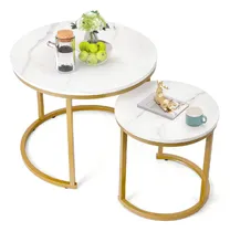 Comprar Mesas De Centro Nidadas Modernas, Redondas De Madera, 23 Y 1