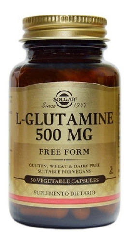 Aminoacido L Glutamina 500 Mg 50 C - Unidad a $1998