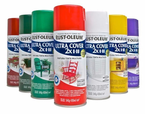 Aerosol Rust Oleum Ultra Cover 2x Transparente Bte 340gr